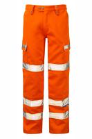 pr336r-40 PULSAR PR336R Orange, Yellow Hi Vis Work Trouser Water Resistant 40