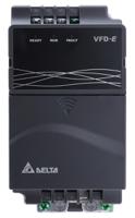 vfd015e43t Delta Electronics Inverter Drive, 1.5 kW, 3 Phase, 460 V ac, 4.3 A, VFD-E Series