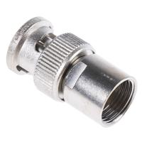 j01000a1321 Telegartner, Plug Cable Mount BNC Connector, 50Ω, Clamp Termination, Straight Body