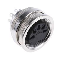 t-3363-010 Amphenol Industrial, C 091 A 5 Pole M16 Din Socket, DIN 41524, 4A, 100 V IP40, Screw Lock, Female, Panel Mount