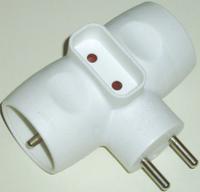 481-345 RS PRO France to Europe Adapter, Rated At 6 A, 16 A