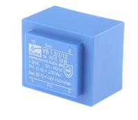 vb-12112 Block 12V ac 1 Output Through Hole PCB Transformer, 1.2VA
