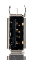 48204-0001 Molex Right Angle, Through Hole, Socket- Single Port Type A 2.0 USB Connector