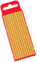 561-01003-wic1-ghyzoqjkxl-pa66-ye HellermannTyton WIC1 Snap On Cable Markers, Yellow, Pre-printed "G; H; J; K; L; O; Q; X; Y; Z", 2 → 2.8mm Cable,