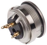 0304-03 Lumberg 3 Pole Din Socket, DIN EN 60529, 5A, 250 V ac IP68, Female, Panel Mount