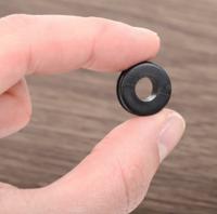 543-204 RS PRO Black PVC 9.5mm Cable Grommet for Maximum of 6.4mm Cable Dia.
