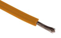 872-5312 RS PRO Orange 0.33mm² Hook Up Wire, 22 AWG, 17/0.16 mm, 100m, XLPE Insulation