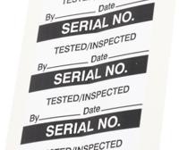 450-6186 RS PRO Adhesive Pre-Printed Adhesive Label-Serial No-. Quantity: 140