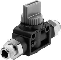 he-3-18-18 Festo 3/2 Bistable Pneumatic Manual Control Valve HE Series, R 1/8, 1/8in, 153296