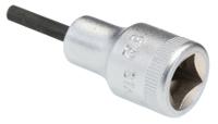 02450010 STAHLWILLE 3/8 in Drive Bit Socket, Hex Bit, 5/32in, 52 mm Overall Length