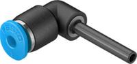 qsml-3h Festo QSML Series Elbow Tube-toTube Adaptor, Push In 3 mm to Push In 3 mm, Tube-to-Tube Connection Style, 153346