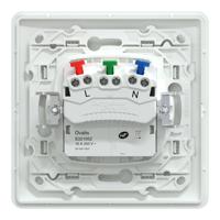 s321052 Schneider Electric White, 1 Gang, Ovalis C Series