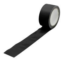 282-5120 RS PRO Black PVC 33mm Hazard Tape, 0.15mm Thickness