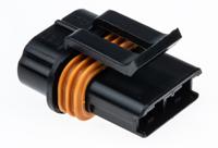 12033769 Delphi, Metri-Pack 630 Automotive Connector Socket Black Cable Mount 2 Way, Crimp Termination