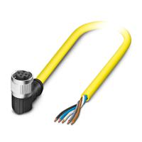 1406170 Phoenix Contact Female 5 way M12 to Free End Sensor Actuator Cable, 10 m