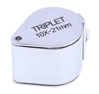 342-9375 RS PRO Magnifier, 10X x Magnification, 21mm Diameter