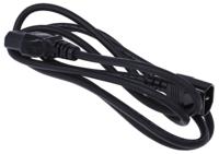 123-0952 RS PRO Straight IEC C15 Socket to Straight IEC C14 Plug Power Cord, 2m