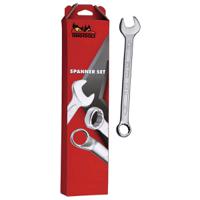 6512 Teng Tools 12-Piece Spanner Set, 8 → 22 mm, Chrome Vanadium