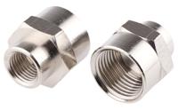 0902-13-21 Legris LF3000 Series Straight Threaded Adaptor, G 1/4 Female to G 1/2 Female, Threaded Connection Style