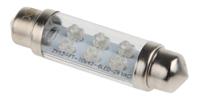 le-0603-04w JKL Components LED Car Bulb, White, Festoon shape