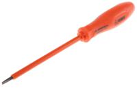 911-1092 ITL Insulated Tools Ltd Slotted Insulated Screwdriver, 3 x 0.5 mm Tip, 75 mm Blade, VDE/1000V, 150 mm Overall