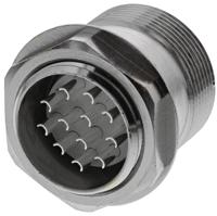 5010620200009159 Lapp, R 12 Pole Din Plug, 7.5A, 1.5 kV IP65, Screw Lock, Male, Through Hole