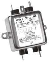 10vk1 TE Connectivity, Corcom K 10A 250 V ac, Flange Mount RFI Filter, Fast-On, Single Phase
