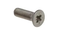 264-6477 RS PRO Pozi M3 Countersunk A4 316 Stainless Steel Machine Screw DIN 965 x 10.0mm