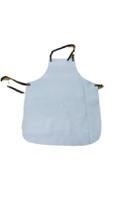 ftab-119070 GUYARD White Reusable Leather Apron, 90mm