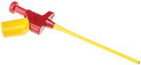 973528101 Hirschmann Test & Measurement Red Grabber Clip with Pincers, 4A, 30 V ac, 60 V dc, 4mm Socket