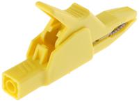 972405103 Hirschmann Test & Measurement Crocodile Clip 4 mm Connection, Brass Contact, 32A, Yellow