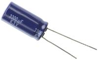 eca0jm332 Panasonic 3300μF Aluminium Electrolytic Capacitor 6.3V dc, Radial, Through Hole - ECA0JM332