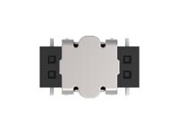 1mm-r-d06-vs-00-f-trp TE Connectivity 1MM-R Series Vertical Board Mount PCB Socket, 12-Contact, 2-Row, 1mm Pitch, Surface Mount Termination