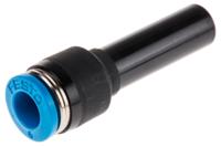 qs-8h-6 Festo QS Series Reducer Nipple, Push In 8 mm to Push In 6 mm, Tube-to-Tube Connection Style, 153042