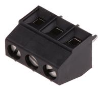1985836 Phoenix Contact MKDS 1/3-3.81 HT BK Series PCB Terminal Block, 3.81mm Pitch, Through Hole Mount, Solder Termination