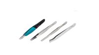 23sam160 Weller 160 mm, Stainless Steel, Bent, Tweezers