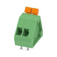 1704498 Phoenix Contact ZFKDSA 1 Series PCB Terminal Block, 2-Contact, 3.81mm Pitch, Wave Soldering, 1-Row, Spring Cage