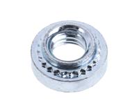 827-647 RS PRO Clear Passivated, Zinc Steel Clinch Nut, M4