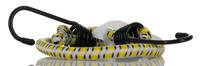 254-9950 RS PRO 2 Hooks Bungee Cord, 18in Long, 8 mm Diameter