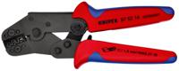 97-52-14 Knipex Hand Ratcheting Crimping Tool for Open Barrel Terminal, 0.1 → 1.5mm² Wire