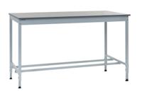 324-352 RS PRO Portable Workbench, 300kg Max Load, Adjustable Height, 600mm x 1500mm x 840mm