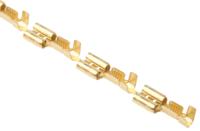 2-160256-1 TE Connectivity FASTON .250 Uninsulated Female Spade Connector, Receptacle, 6.35 x 0.81mm Tab Size, 1mm² to 2.5mm²