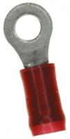 2-36152-1 TE Connectivity, PIDG Insulated Ring Terminal, M3.5 Stud Size, 0.26mm² to 1.65mm² Wire Size, Red