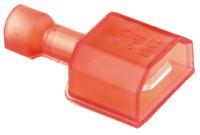 2-520103-2 TE Connectivity Ultra-Fast .250 Red Insulated Male Spade Connector, Tab, 6.3 x 0.8mm Tab Size, 0.3mm² to 0.8mm²