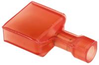 2-520103-2 TE Connectivity Ultra-Fast .250 Red Insulated Male Spade Connector, Tab, 6.3 x 0.8mm Tab Size, 0.3mm² to 0.8mm²