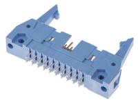 2-5499206-4 TE Connectivity AMP-LATCH Series Straight Through Hole PCB Header, 20 Contact(s), 2.54mm Pitch, 2 Row(s), Shrouded