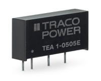 tea-1-0505e TRACOPOWER TEA 1 DC-DC Converter, 5V dc/ 200mA Output, 4.5 → 5.5 V dc Input, 1W, PCB Mount, '+95°C Max Temp