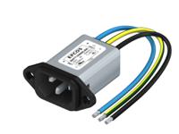 b84771a0015l000 EPCOS 15A, 250 V ac/dc Male Panel Mount IEC Inlet Filter B84771A0015L000, Wire