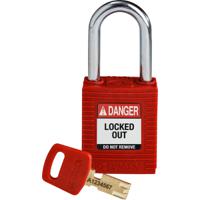150321 Brady LOTO-101 Key Weatherproof Nylon, Steel Padlock, 6.35mm Shackle, 38.00mm Body