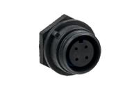 px041204s Bulgin Circular Connector, 4 Contacts, Front, Miniature Connector, Socket, Female, IP68, Buccaneer 400 Series